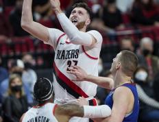 开云下载-开拓者客场不敌掘金战绩一胜一负状态起伏